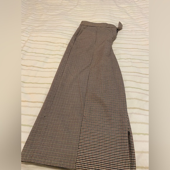 DKNY cropped pants / culottes - brown Houndstooth - Picture 6 of 10